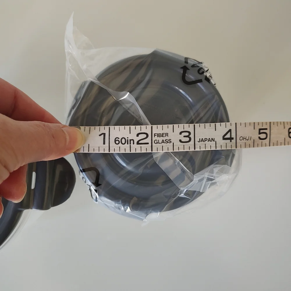 Lock N Lock Small Nesting Containers Snap Lid Set Of Two BPA Free Gray NEW